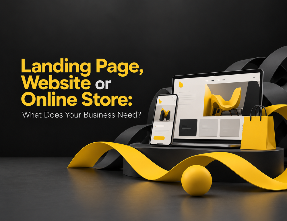 Landing Page, Website or Online Store: What Does Your Business Need?